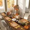 100 Pcs - Thanksgiving Paper Plates and Napkins Disposable Tableware Set for 25 Guests(orange, brown)10.31 x 10.28 x 2.6 inches